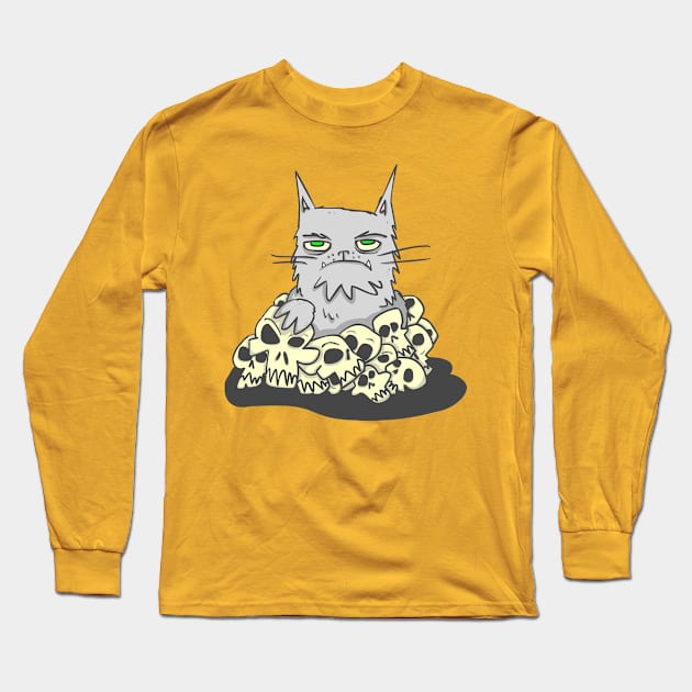 deathcat Long Sleeve T-Shirt by revjosh